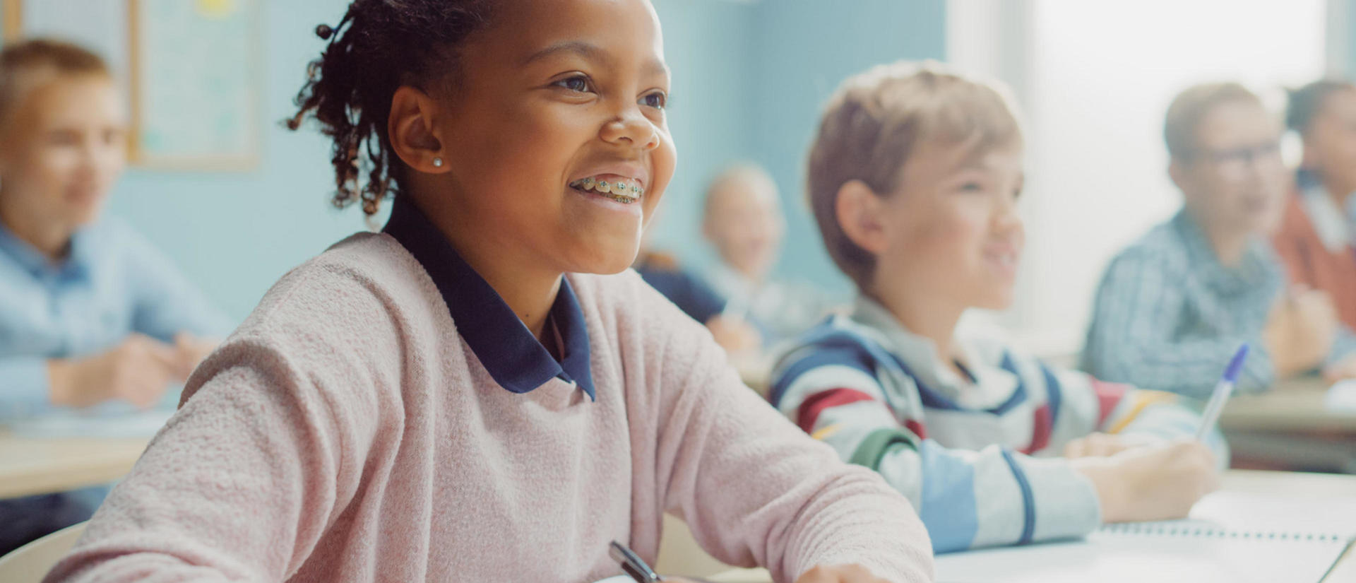 Children in class